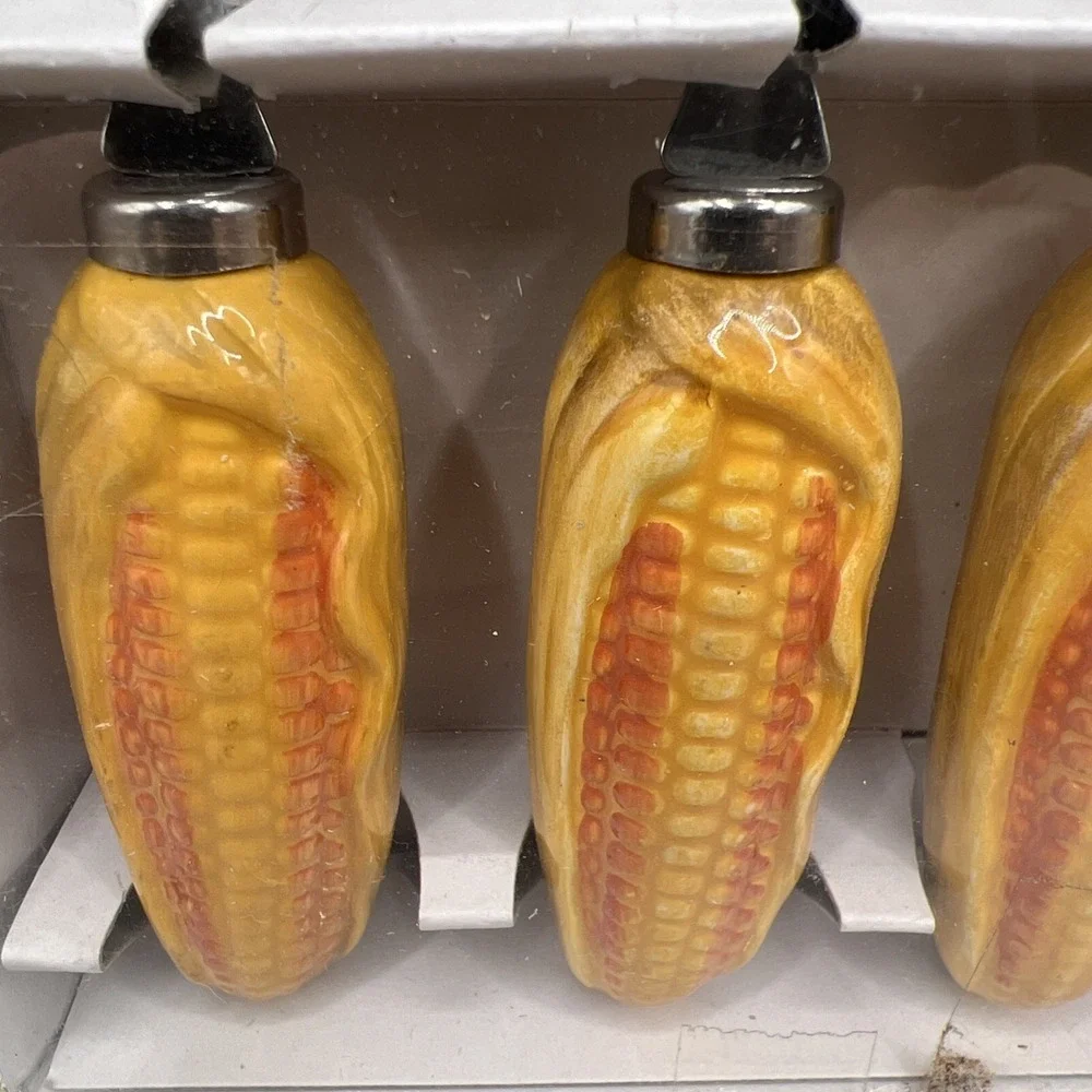 Vintage The Cooks Bazaar Earthenware Corn Picks Set 4 Younkers Tuesday Morning